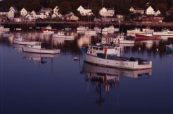 Maine fishing village