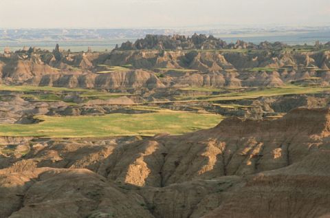 Badlands in South Dakota