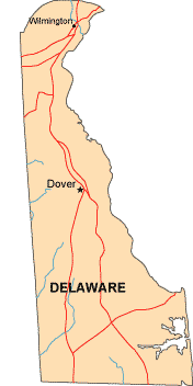 Delaware map