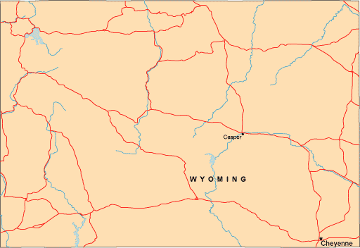 Wyoming map