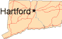 Map of Connecticut