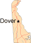 Map of Delaware