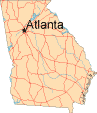 Map of Georgia