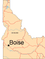 Map of Idaho