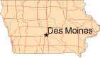 Map of Iowa