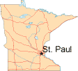 Map of Minnesota