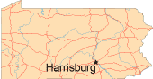 Map of Pennsylvania