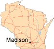 Map of Wisconsin